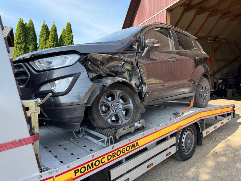 Transport uszkodzonych pojazdów Rzeszów – auto dostarczone do warsztatu